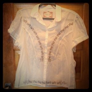 Johnny Was Button Up Blouse